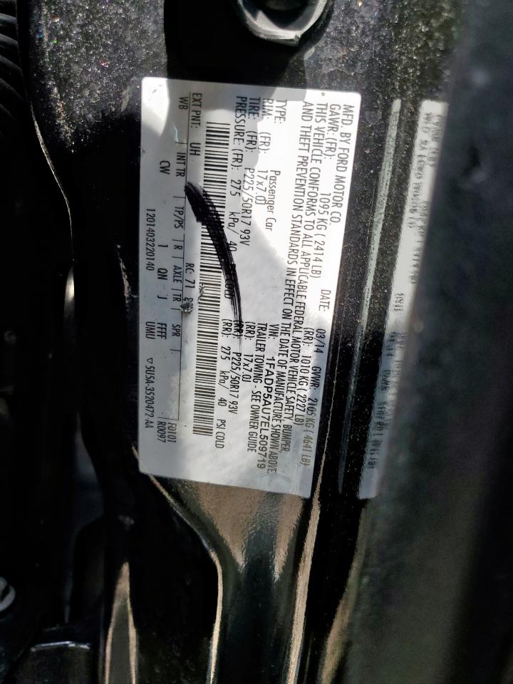 2014 Ford C-Max Se VIN: 1FADP5AU7EL509719 Lot: 81016605