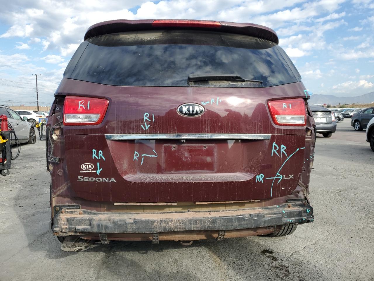 2017 Kia Sedona Lx VIN: KNDMB5C18H6316302 Lot: 80882445