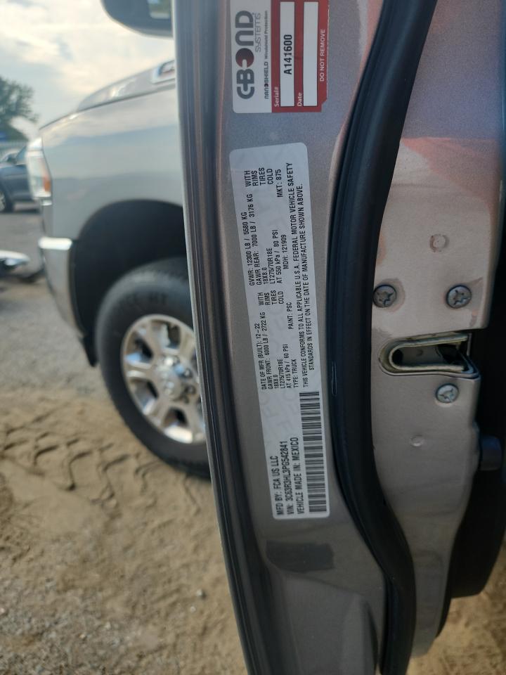 2023 Ram 3500 Big Horn VIN: 3C63R3HL3PG542841 Lot: 81049835