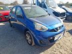 2014 NISSAN MICRA VISIA  for sale at Copart BRISTOL