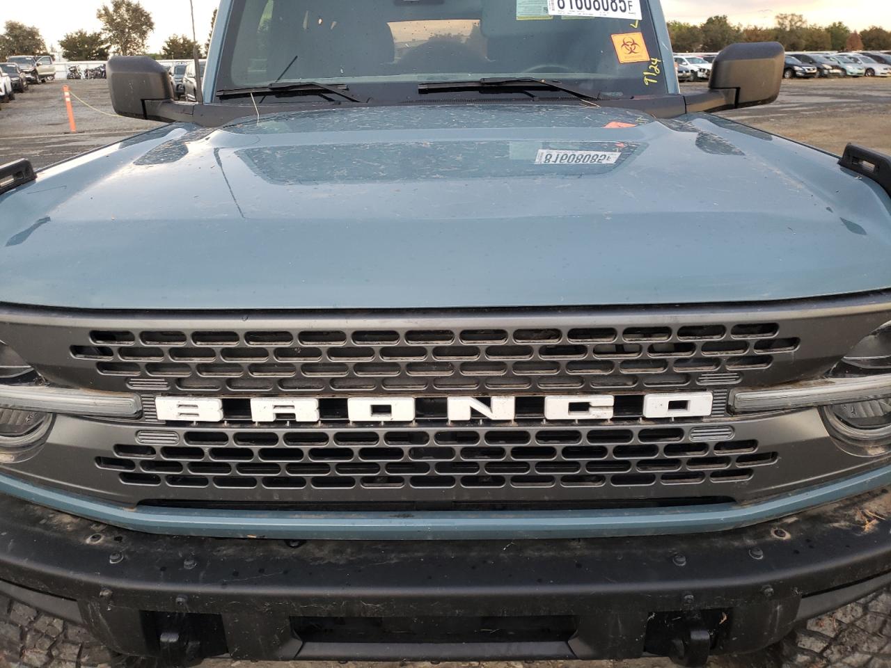 2021 Ford Bronco Base VIN: 1FMEE5DH4MLA79998 Lot: 81608085