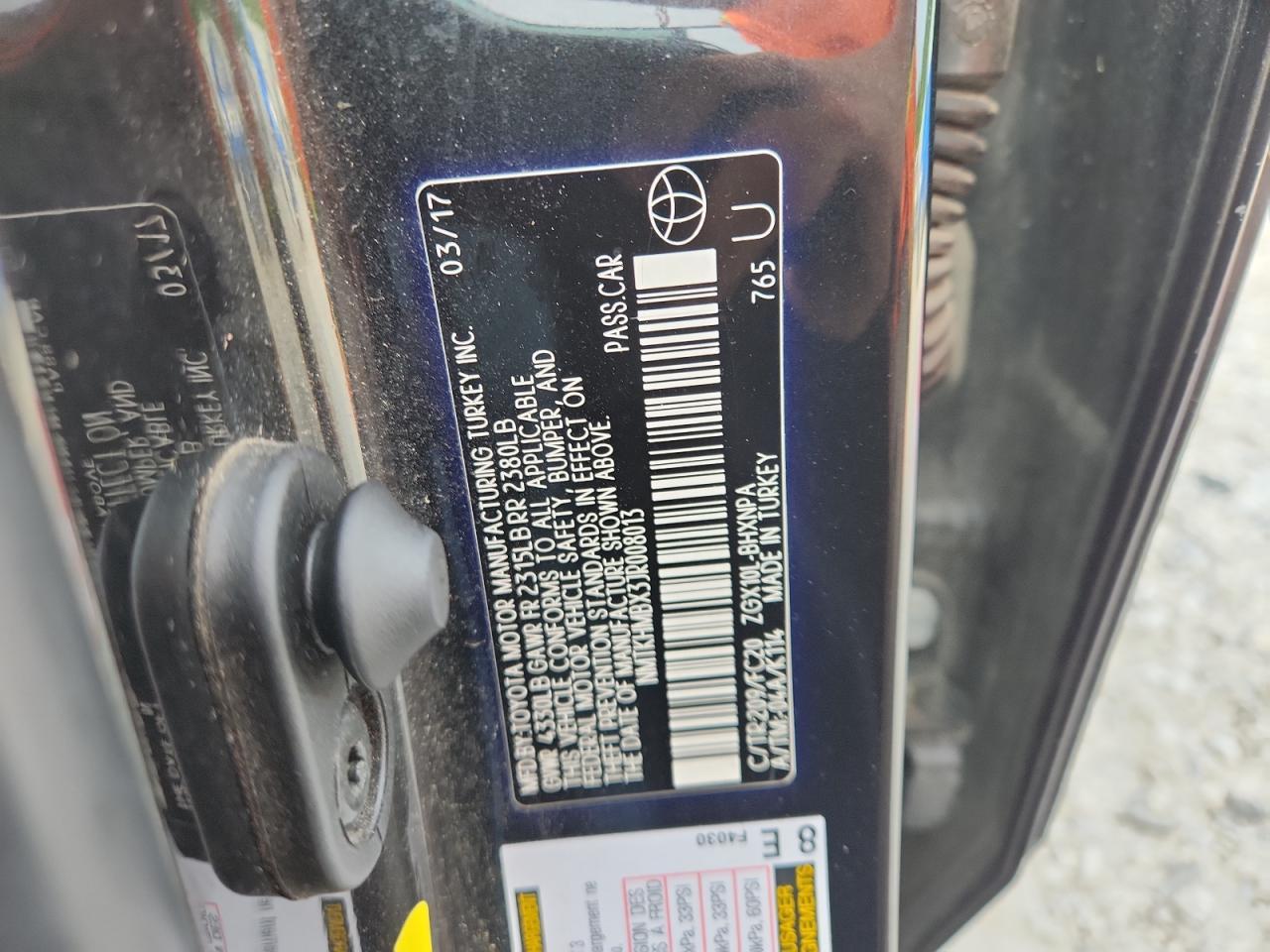 2018 Toyota C-Hr Xle VIN: NMTKHMBX3JR008013 Lot: 84643685