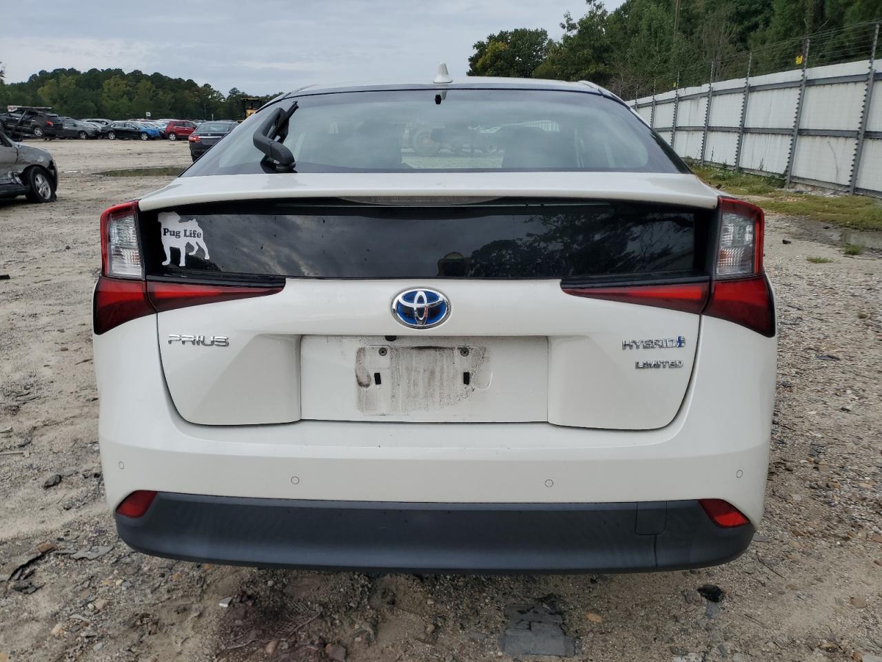 2019 Toyota Prius VIN: JTDKARFU6K3081303 Lot: 81861545