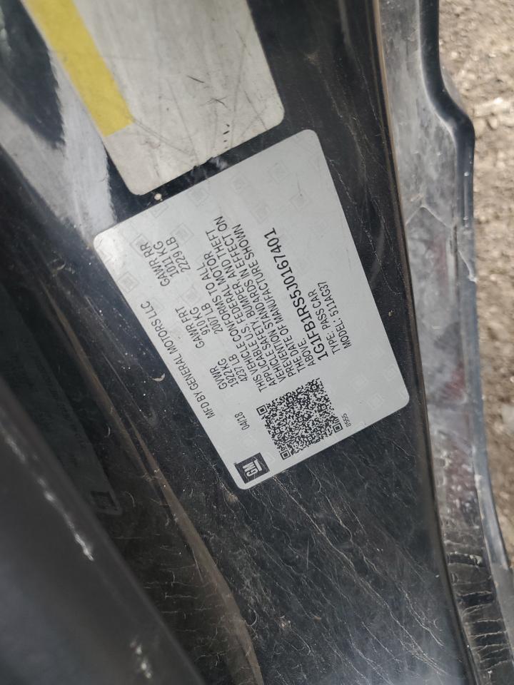 2018 Chevrolet Camaro Lt VIN: 1G1FB1RS5J0167401 Lot: 71456775