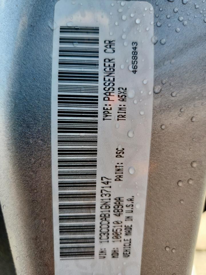 2016 Chrysler 200 Limited VIN: 1C3CCCAB1GN137147 Lot: 84463045