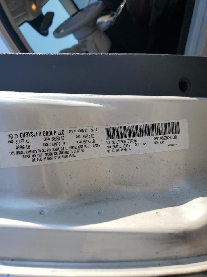 2015 Fiat 500 Lounge VIN: 3C3CFFER4FT534219 Lot: 72061905