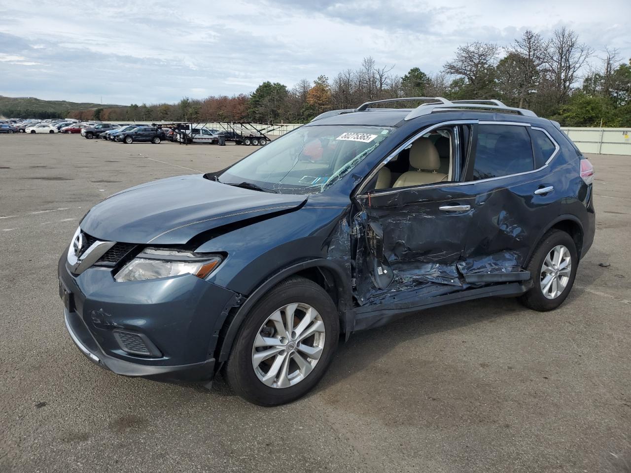 2014 Nissan Rogue S VIN: 5N1AT2MV8EC854801 Lot: 80275365