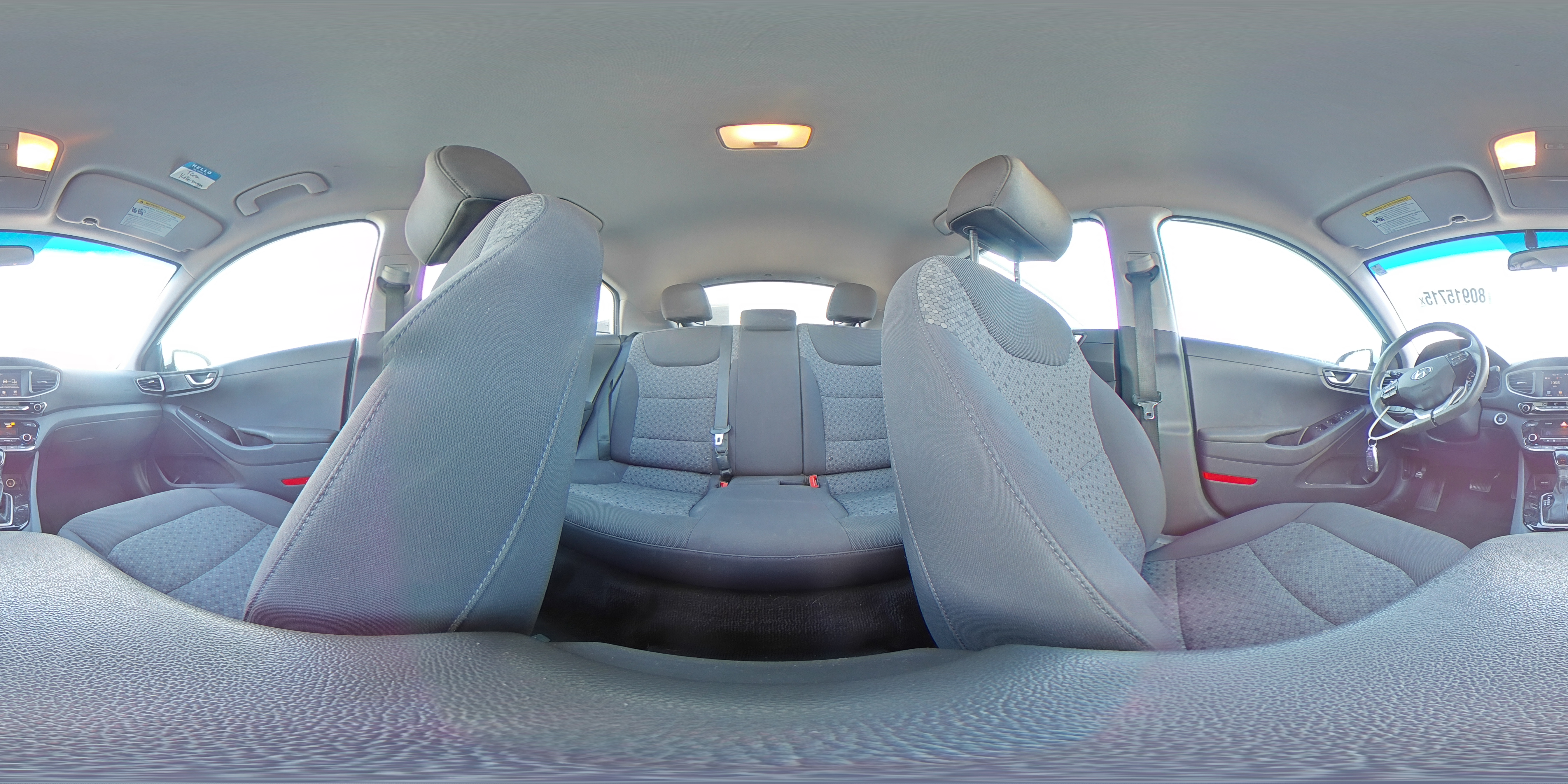 2017 Hyundai Ioniq Blue VIN: KMHC65LC4HU031153 Lot: 80915715