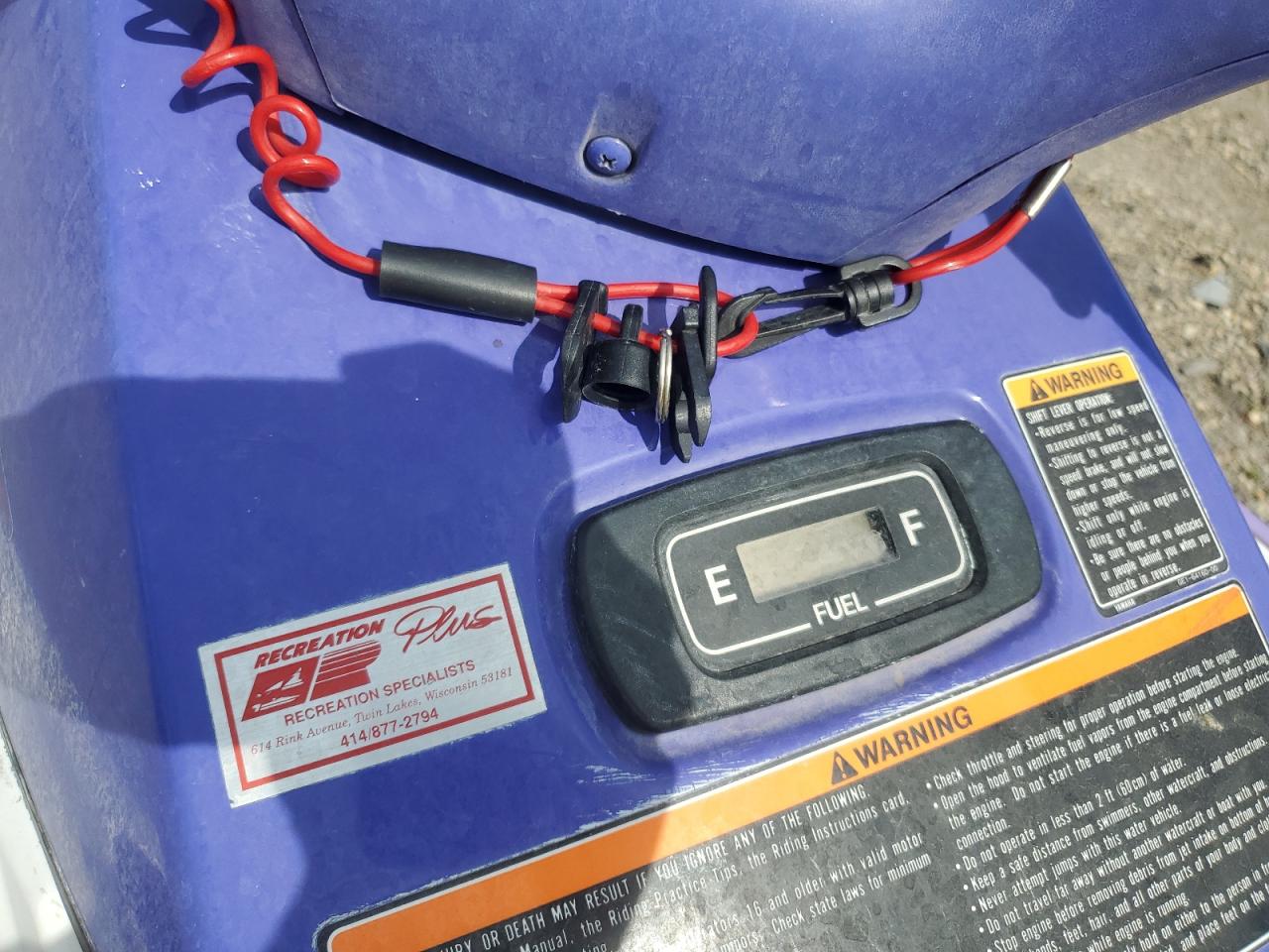 1994 Yamaha Jetski&Trl VIN: YAMA1672D494 Lot: 71461105