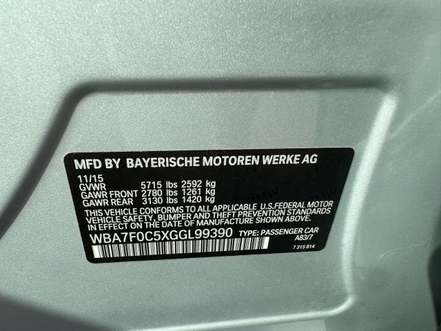 2016 BMW 750 I  