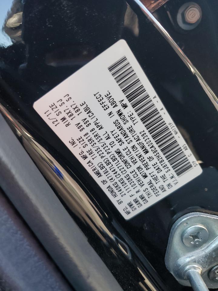 2012 Acura Rdx Technology VIN: 5J8TB2H58CA003392 Lot: 71562455