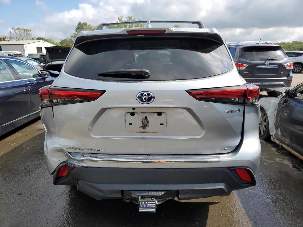 2021 Toyota Highlander Hybrid Le VIN: 5TDBBRCH6MS514995 Lot: 81394315