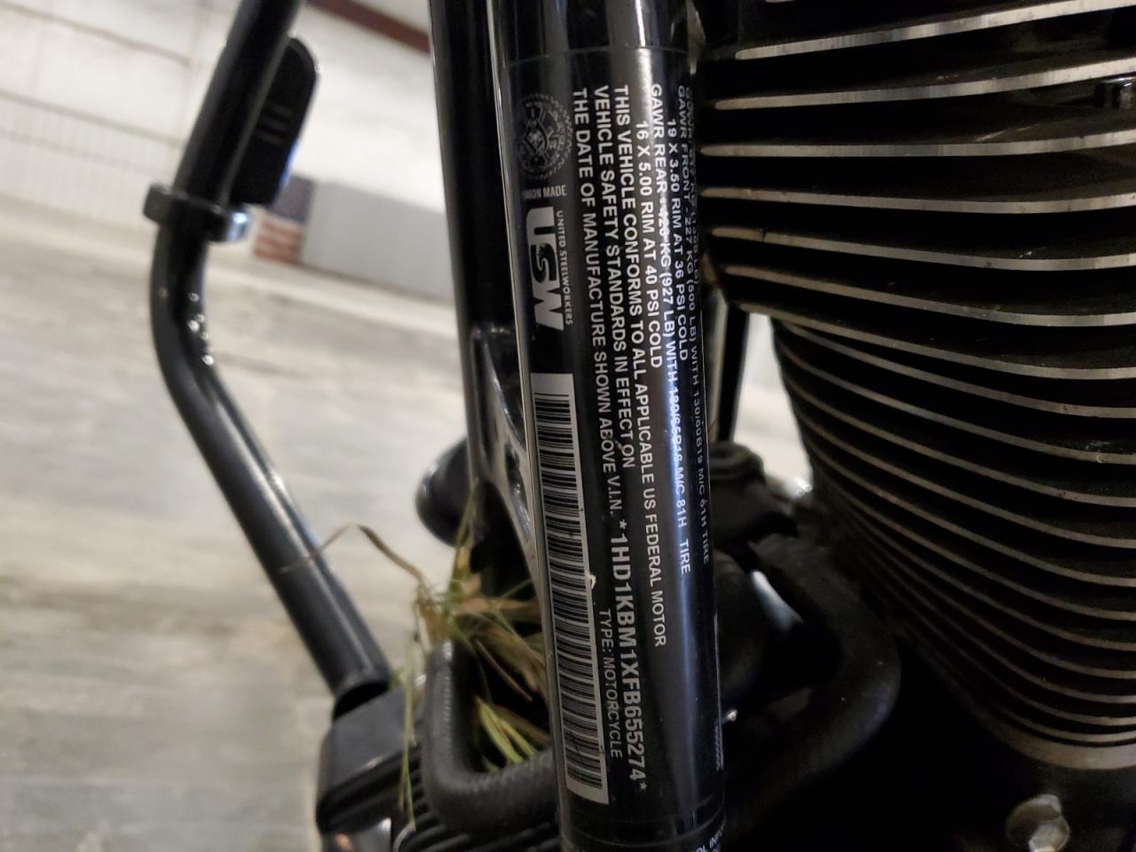 2015 Harley-Davidson Flhx Street Glide VIN: 1HD1KBM1XFB655274 Lot: 71553085