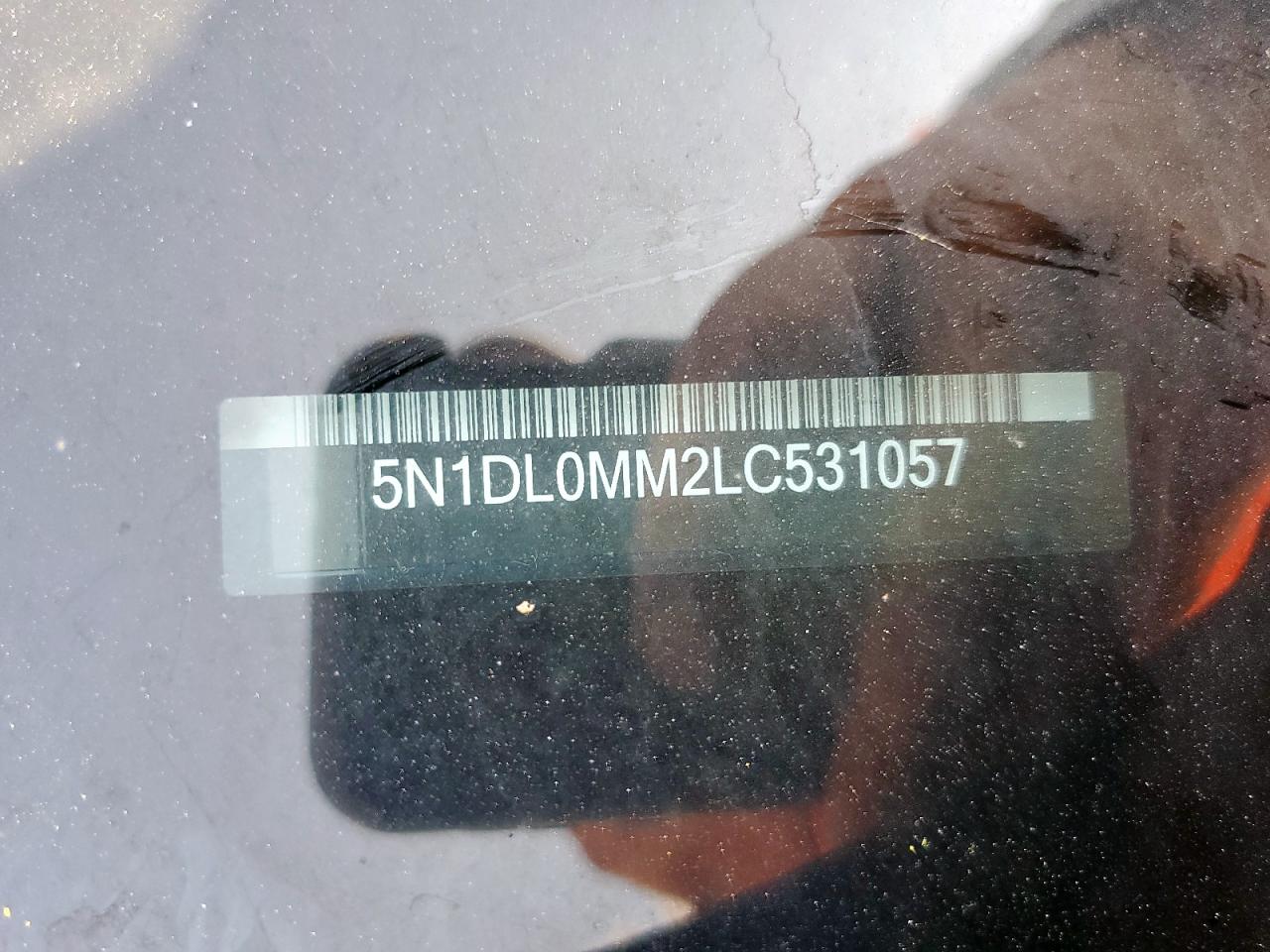 2020 Infiniti Qx60 Luxe VIN: 5N1DL0MM2LC531057 Lot: 70817405