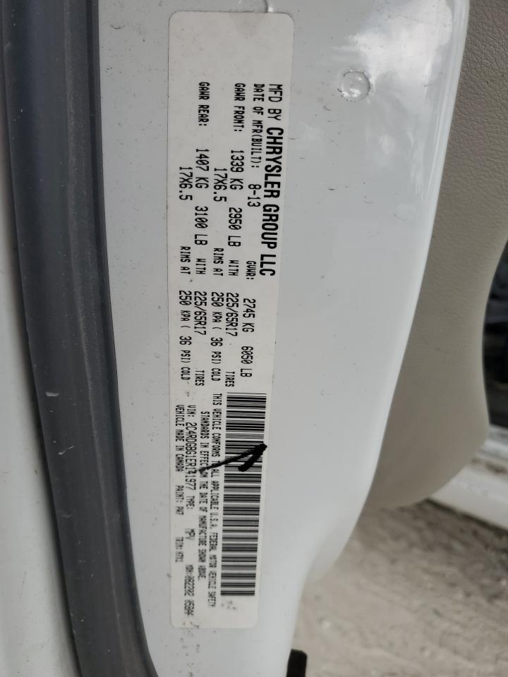 2014 Dodge Grand Caravan Se VIN: 2C4RDGBG1ER141977 Lot: 84234455