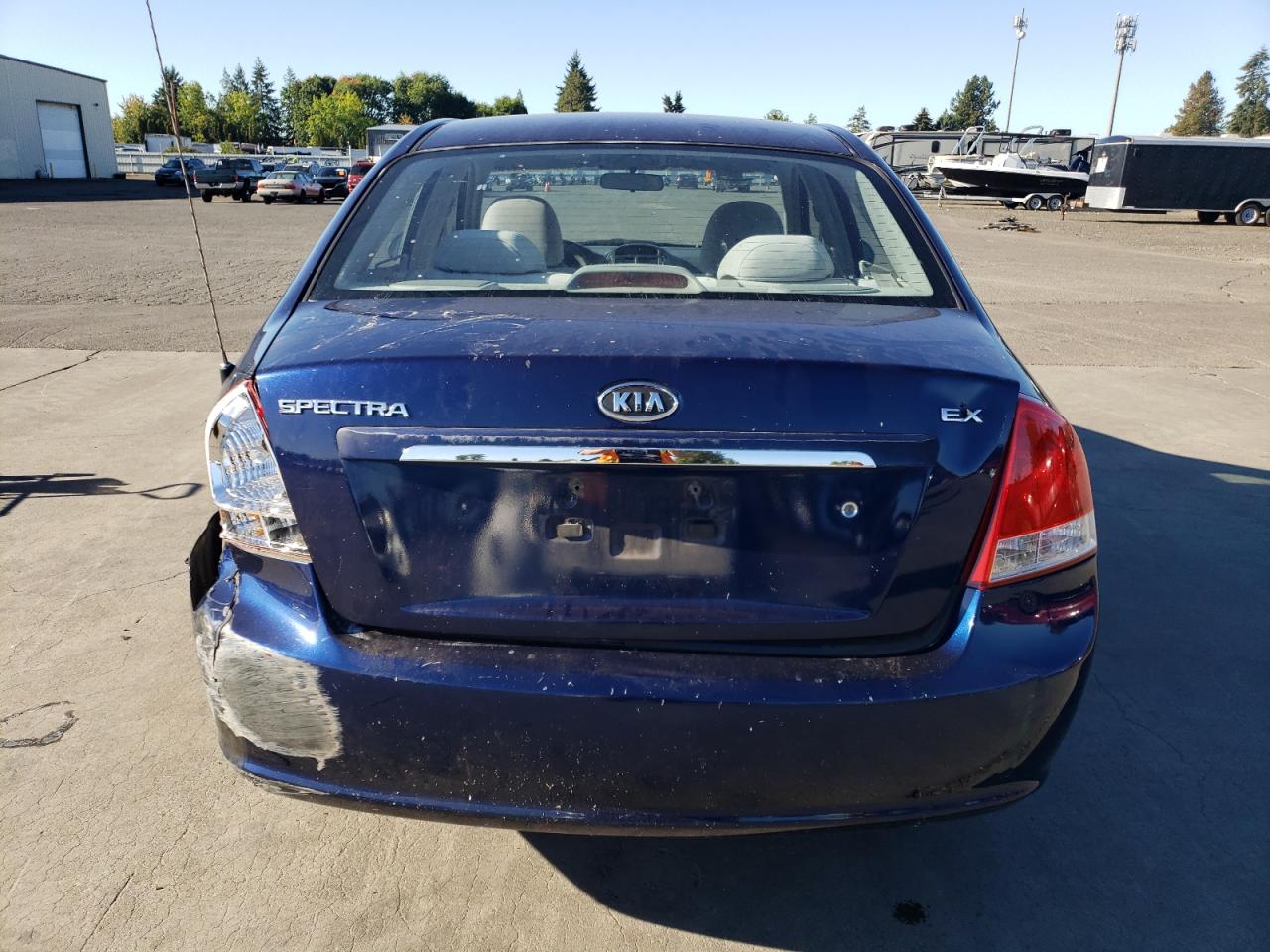 2007 Kia Spectra Ex VIN: KNAFE122375417526 Lot: 80894435