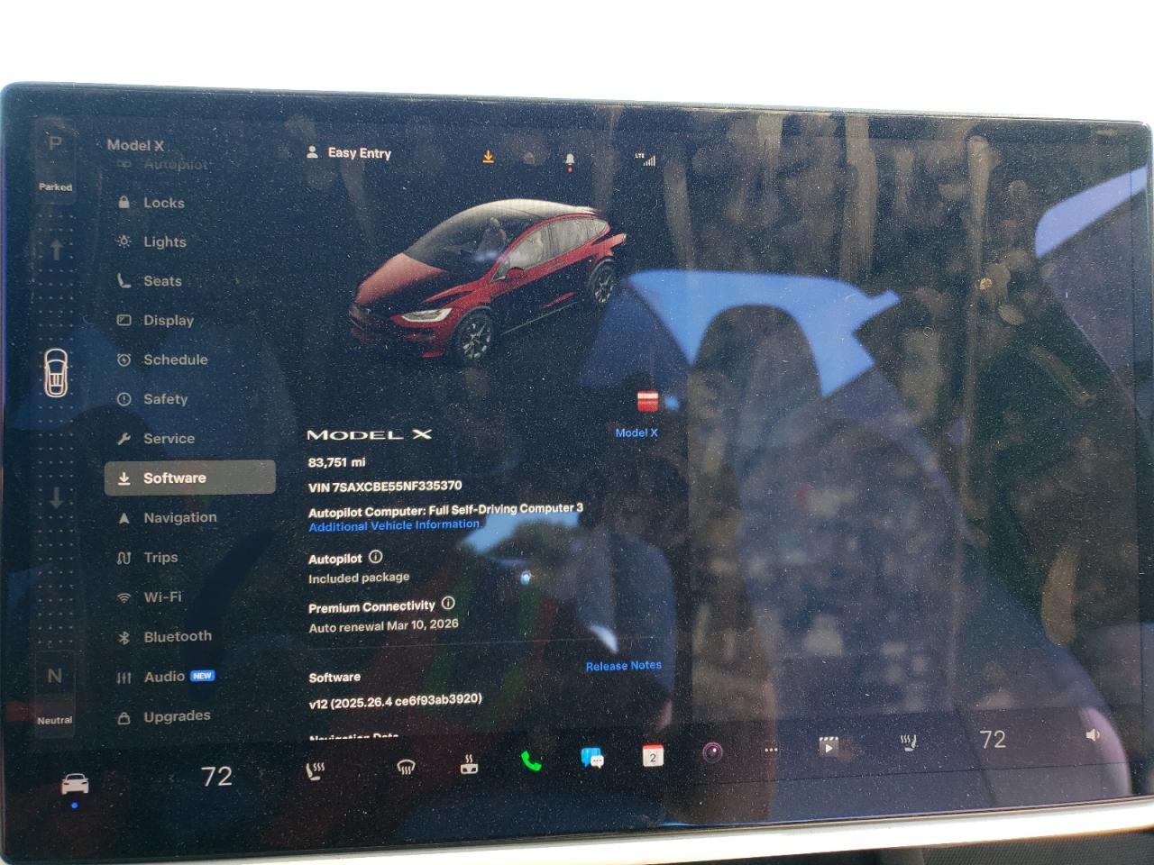 2022 Tesla Model X VIN: 7SAXCBE55NF335370 Lot: 70484675