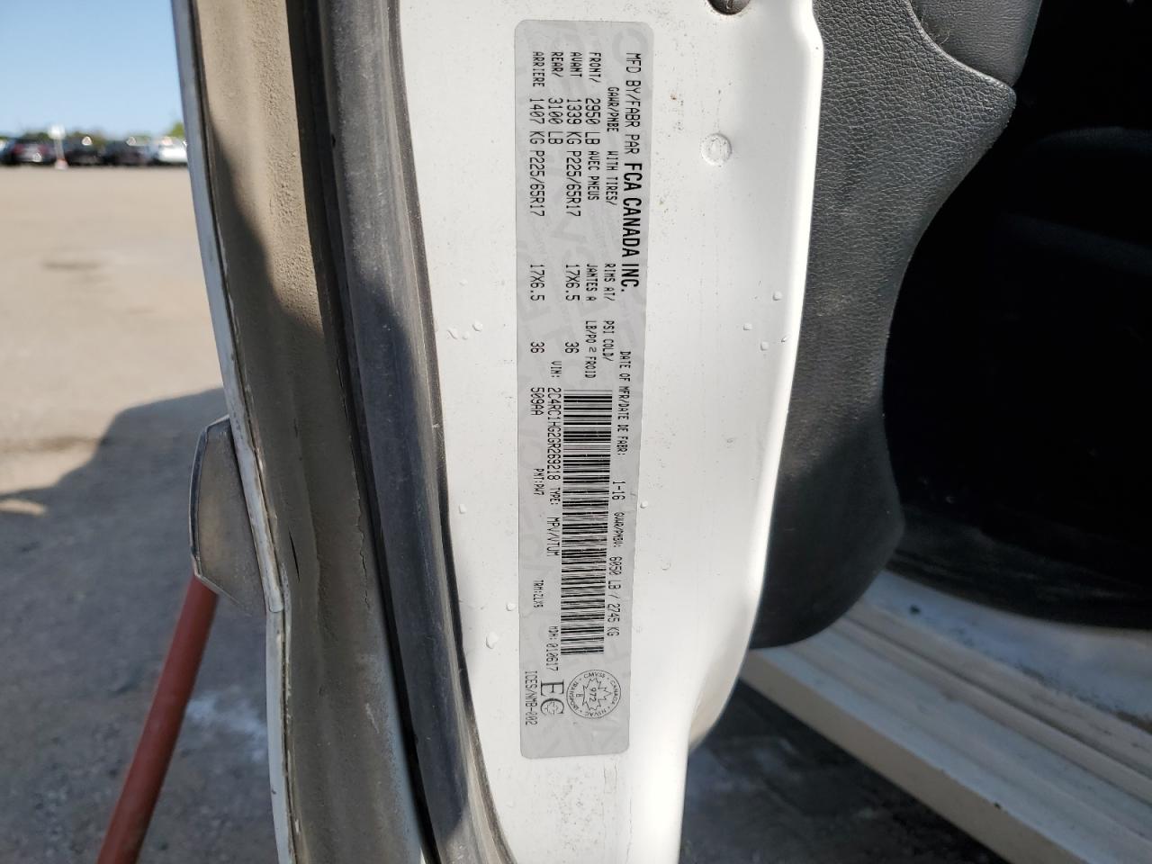 2016 Chrysler Town & Country S VIN: 2C4RC1HG2GR269218 Lot: 68155955