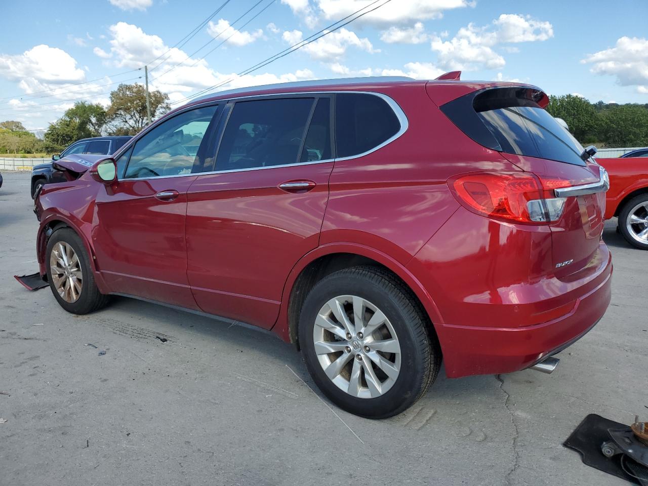 2017 Buick Envision Essence red suv gas LRBFXBSA1HD147907 photo #3