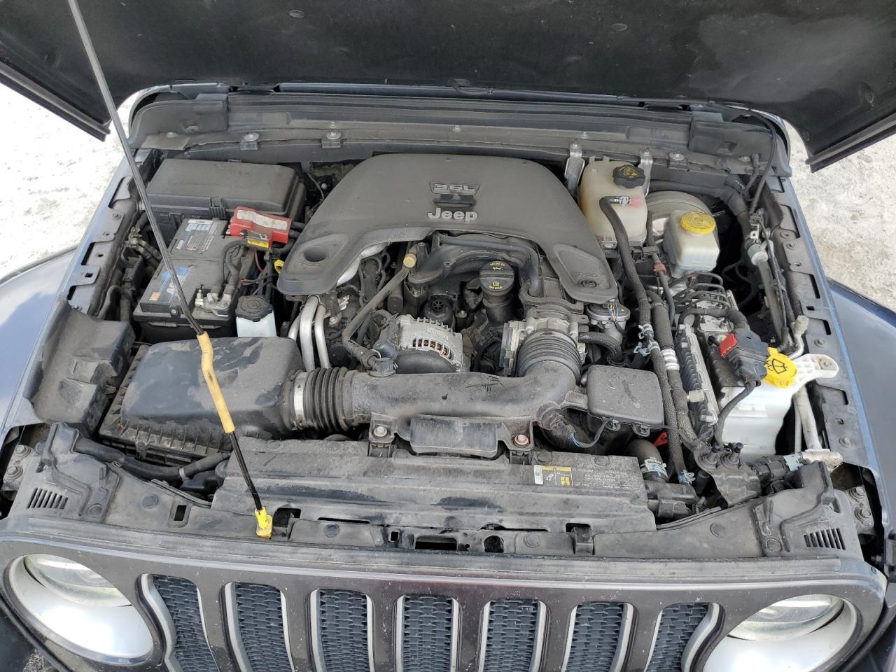 2019 Jeep Wrangler Unlimited Sahara VIN: 1C4HJXEG9KW597955 Lot: 80563375