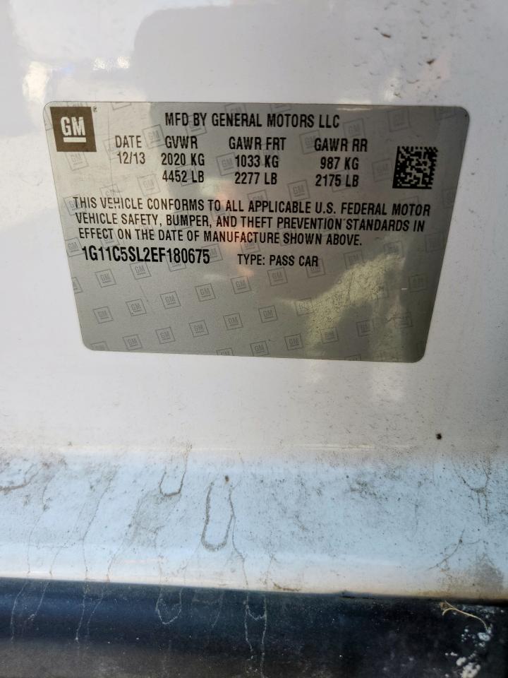 2014 Chevrolet Malibu 1Lt VIN: 1G11C5SL2EF180675 Lot: 81867725