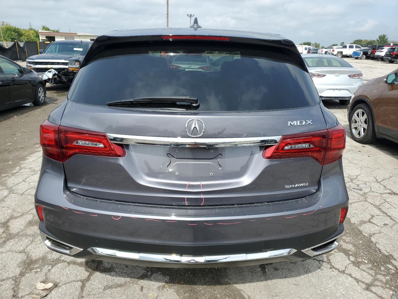 2020 Acura Mdx VIN: 5J8YD4H37LL046040 Lot: 81074925
