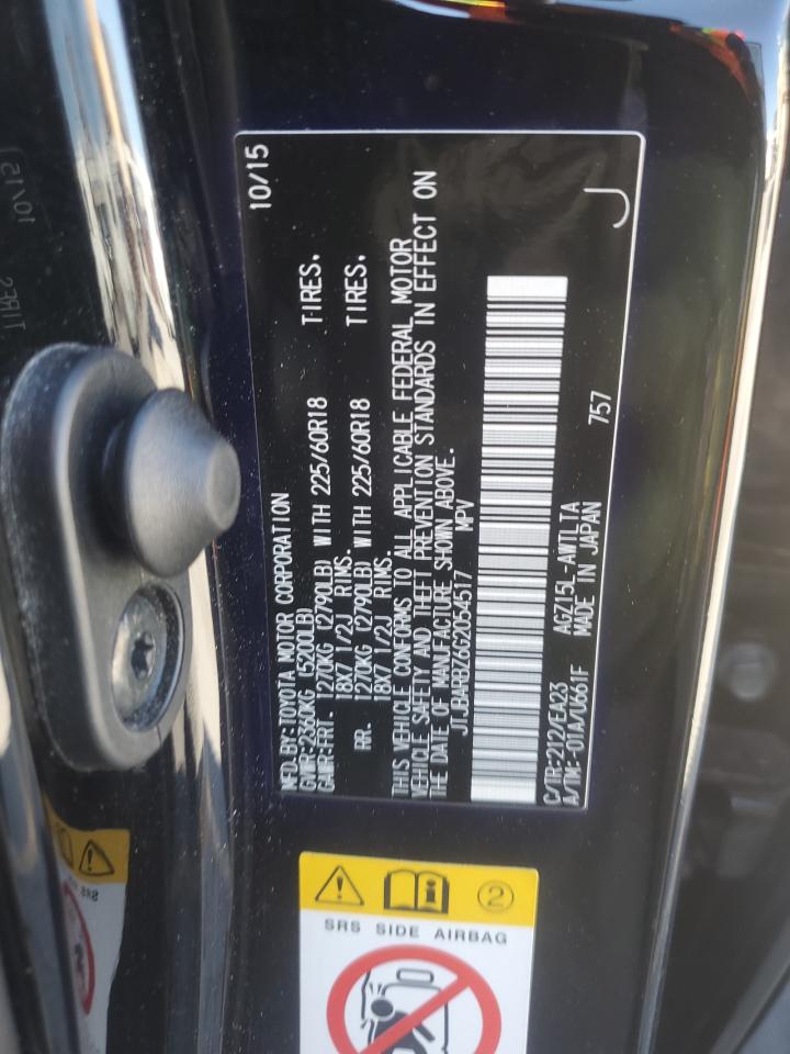 2016 Lexus Nx 200T Base VIN: JTJBARBZ6G2054517 Lot: 81443255