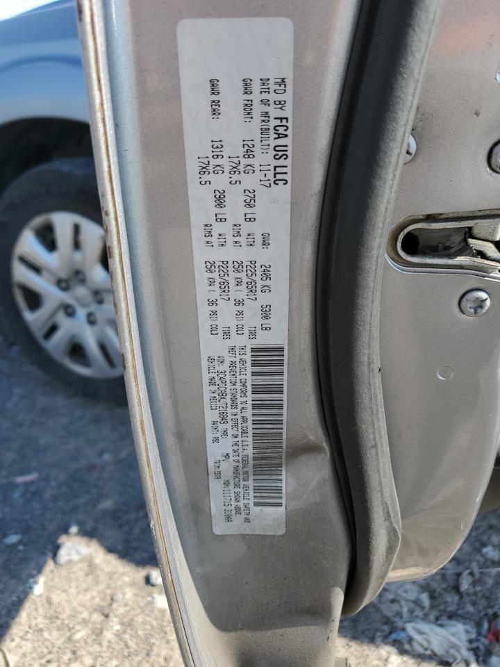 2018 Dodge Journey Se VIN: 3C4PDCABXJT216849 Lot: 71742725