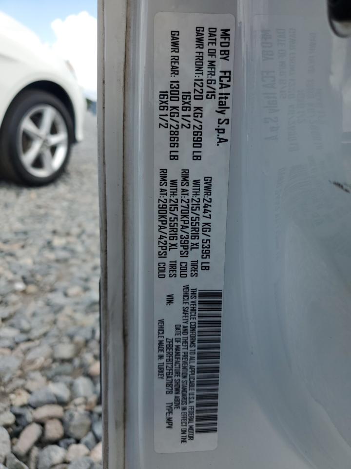 2015 Ram Promaster City Slt VIN: ZFBERFBT2F6A71878 Lot: 80845205