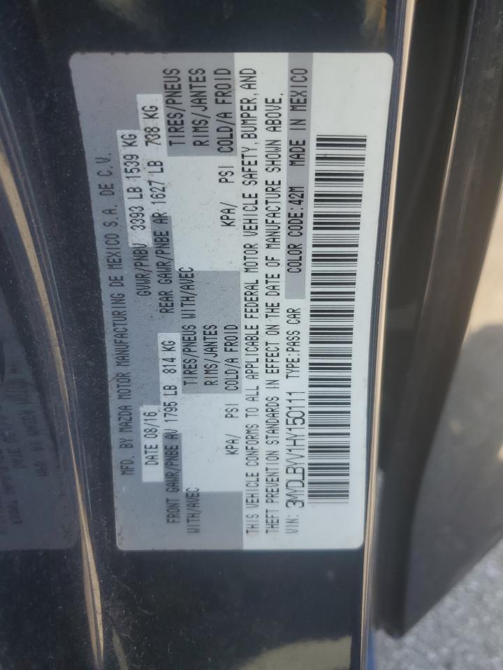 2017 Toyota Yaris Ia VIN: 3MYDLBYV1HY150111 Lot: 84191925