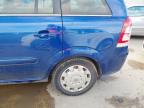 2011 VAUXHALL ZAFIRA DESIGN for sale at Copart PETERLEE