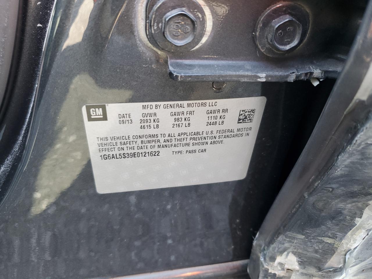 2014 Cadillac Ats Premium VIN: 1G6AL5S39E0121622 Lot: 81686935