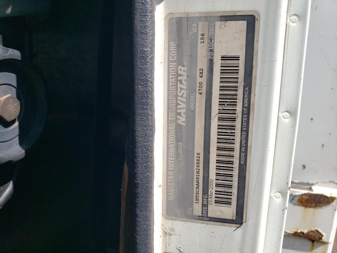 2001 International Trac/Trail VIN: 1HT5CAAN914268826 Lot: 81264255