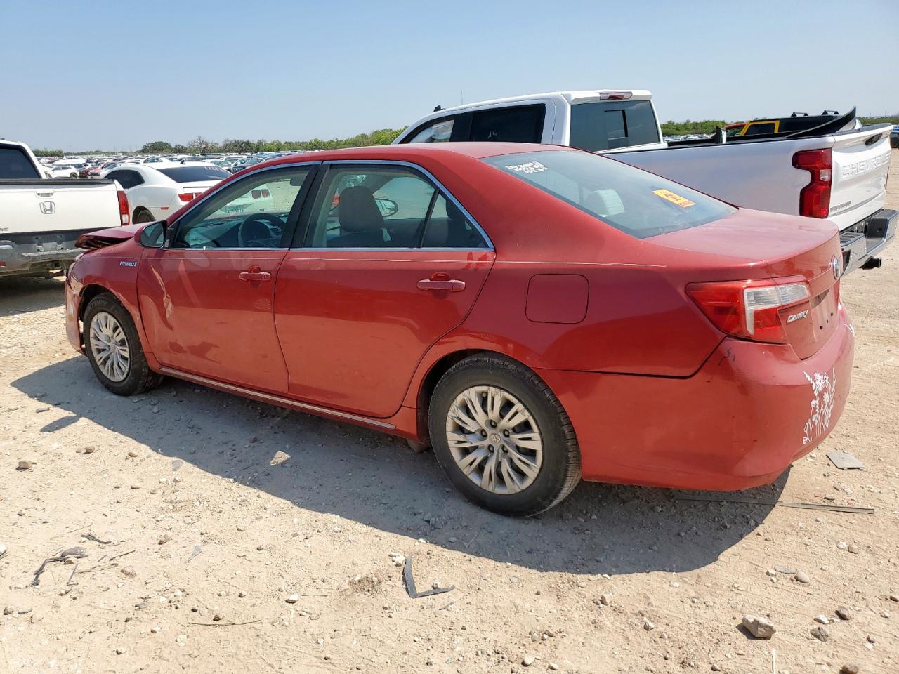 2012 Toyota Camry Hybrid brown null hybrid 4T1BD1FKXCU039117 photo #3