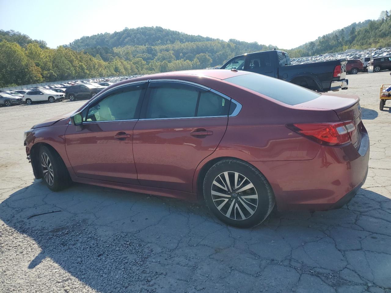 2019 Subaru Legacy 2.5I red null gasoline 4S3BNAB65K3021817 photo #3