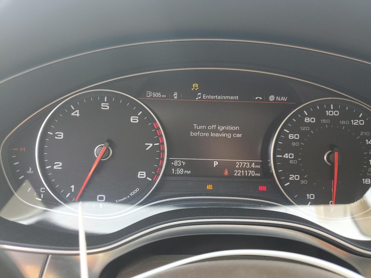2014 Audi A6 Prestige VIN: WAUHGAFC7EN044221 Lot: 81692285