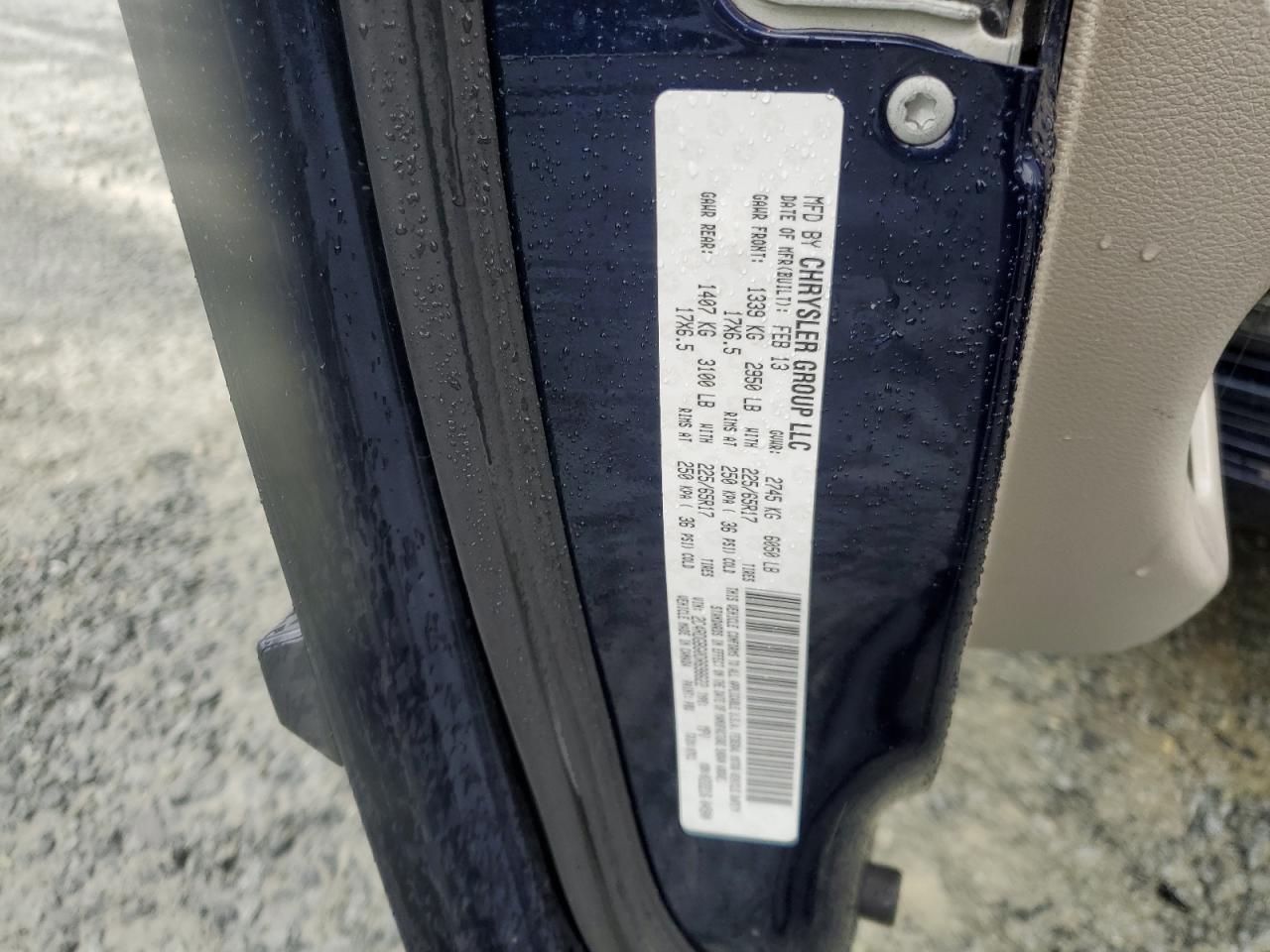 2013 Dodge Grand Caravan Se VIN: 2C4RDGBG0DR698622 Lot: 84597695