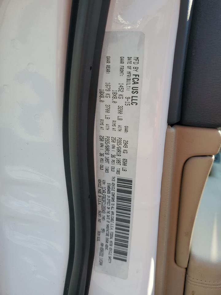 2015 Jeep Grand Cherokee Limited VIN: 1C4RJFBG3FC129343 Lot: 81078345