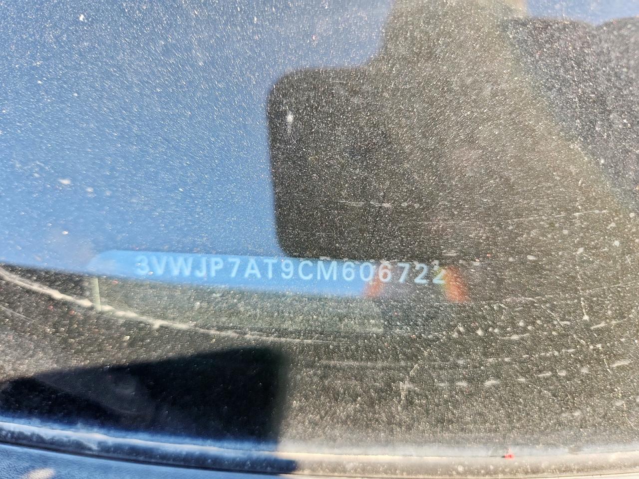 2012 Volkswagen Beetle VIN: 3VWJP7AT9CM606722 Lot: 83967805