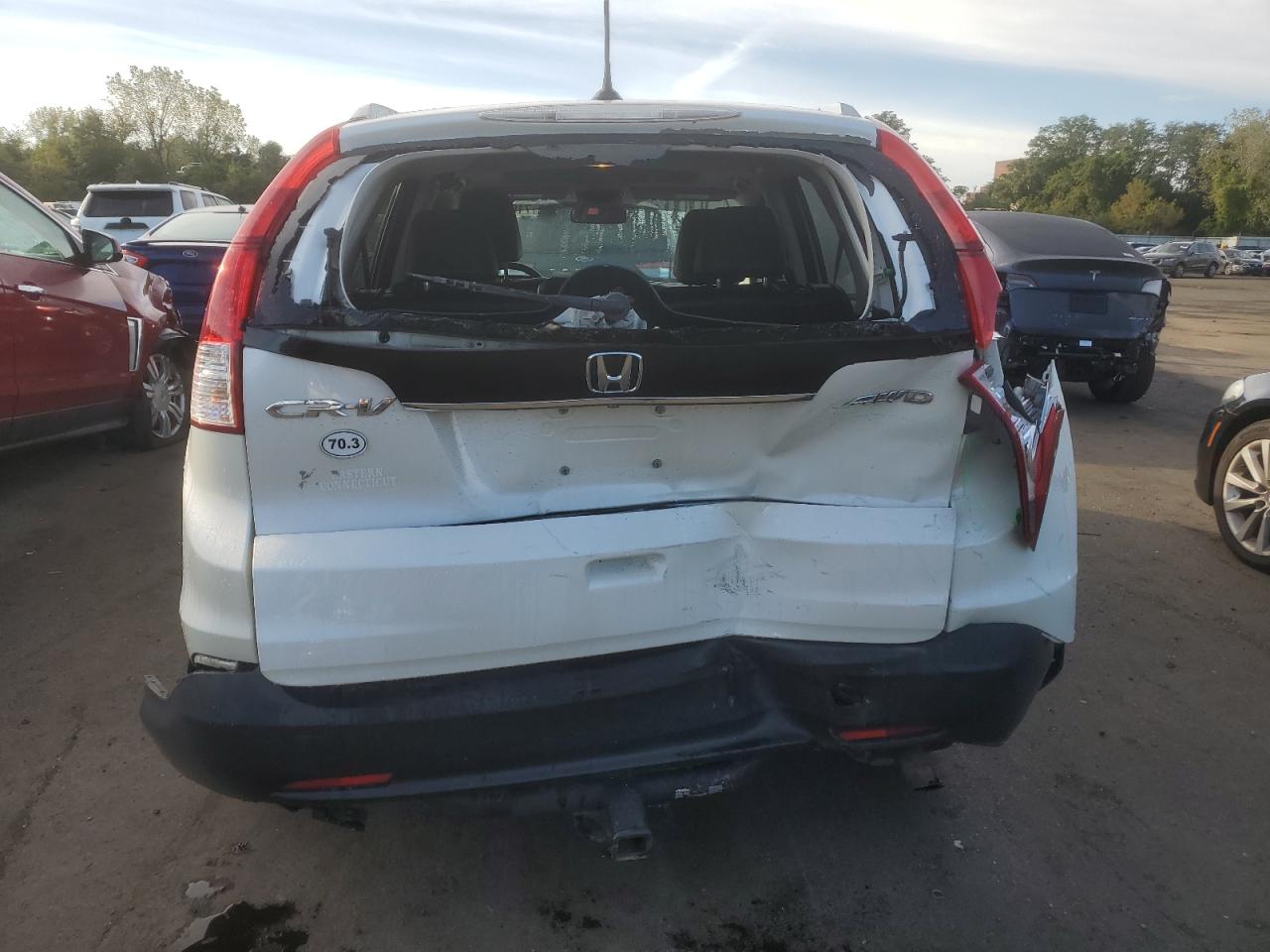 2014 Honda Cr-V Exl VIN: 5J6RM4H73EL042540 Lot: 71678955