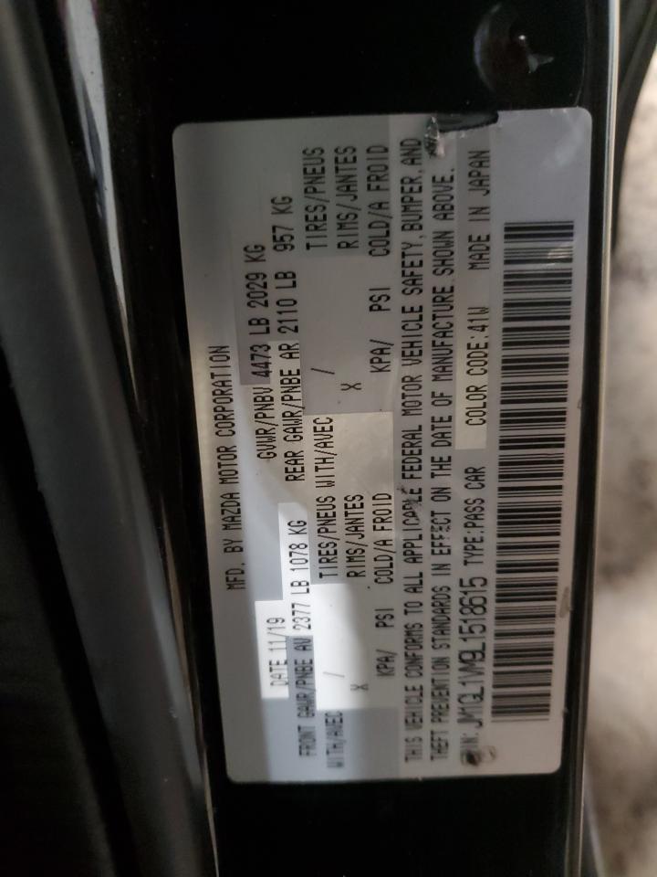 2020 Mazda 6 Touring VIN: JM1GL1VM9L1518615 Lot: 84222315