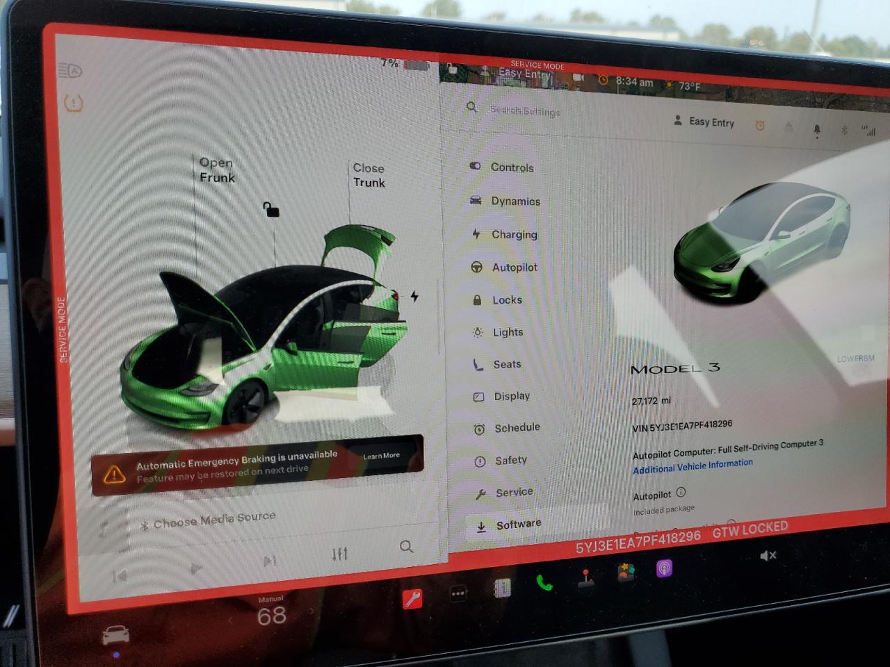 2023 Tesla Model 3 VIN: 5YJ3E1EA7PF418296 Lot: 80527445