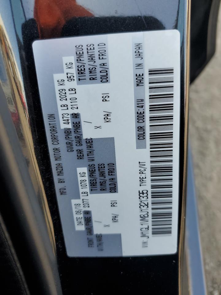 2018 Mazda 6 Touring VIN: JM1GL1VM8J1321335 Lot: 71973215