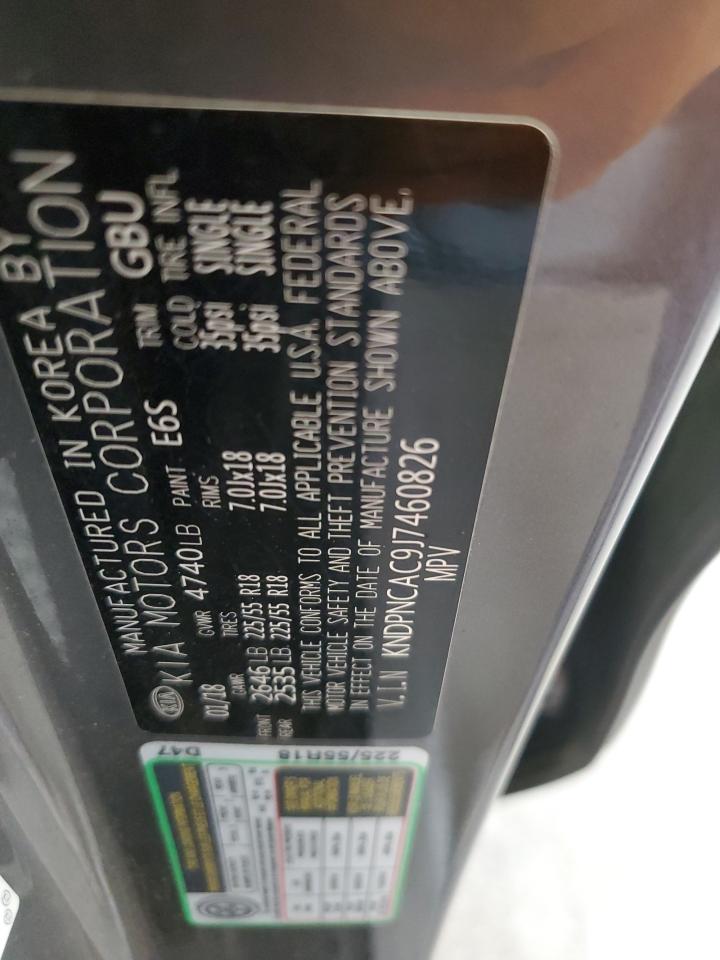 2018 Kia Sportage Ex VIN: KNDPNCAC9J7460826 Lot: 71455885