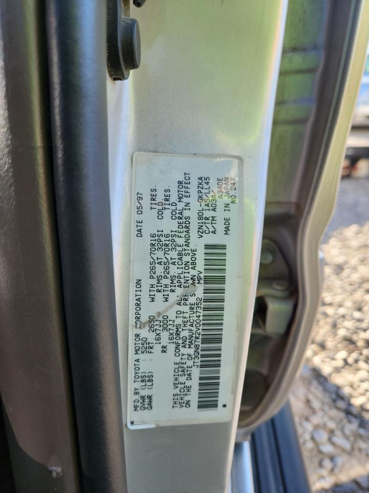 1997 Toyota 4Runner Limited VIN: JT3GN87R2V0047352 Lot: 84404925
