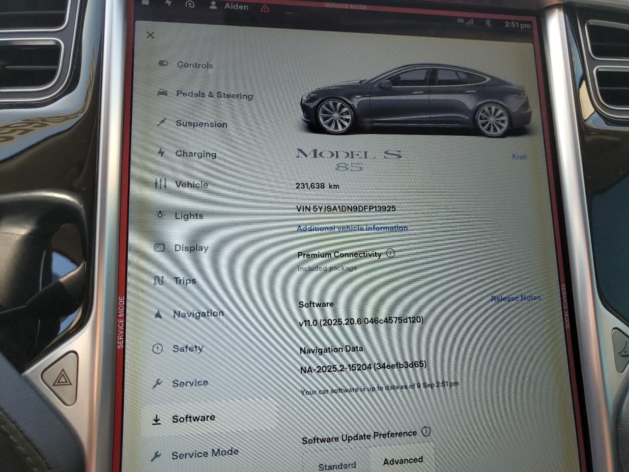 2013 Tesla Model S VIN: 5YJSA1DN9DFP13925 Lot: 71486585