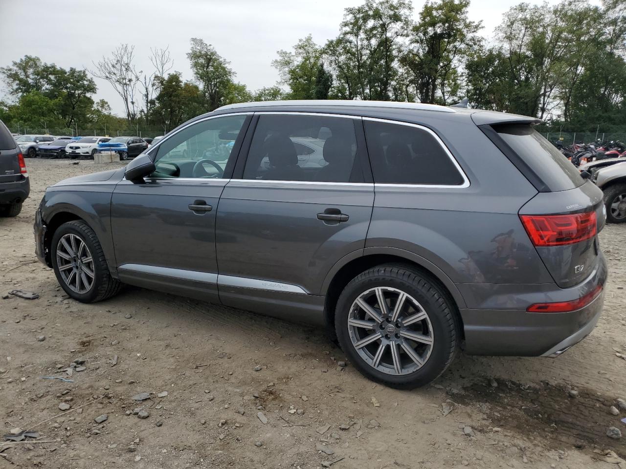 2019 Audi Q7 Premium Plus grey null gasoline WA1LAAF72KD017599 photo #3