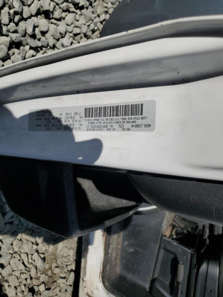 2016 Ram Promaster 3500 VIN: 3C6URVHGXGE106065 Lot: 71436115