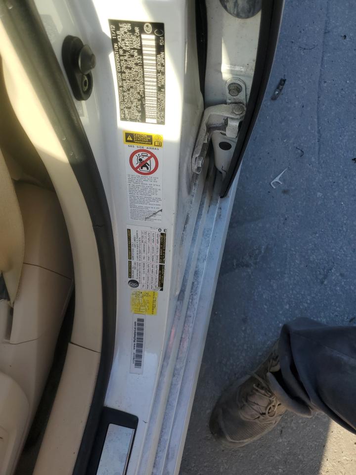 2013 Lexus Es 300H VIN: JTHBW1GG7D2011313 Lot: 80363895