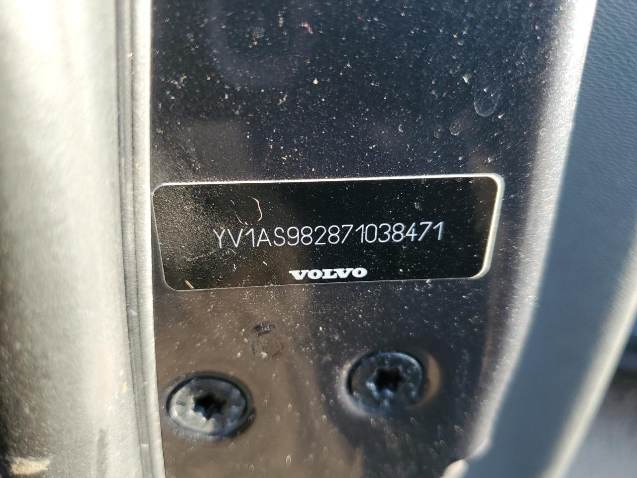 2007 Volvo S80 3.2 VIN: YV1AS982871038471 Lot: 81245935